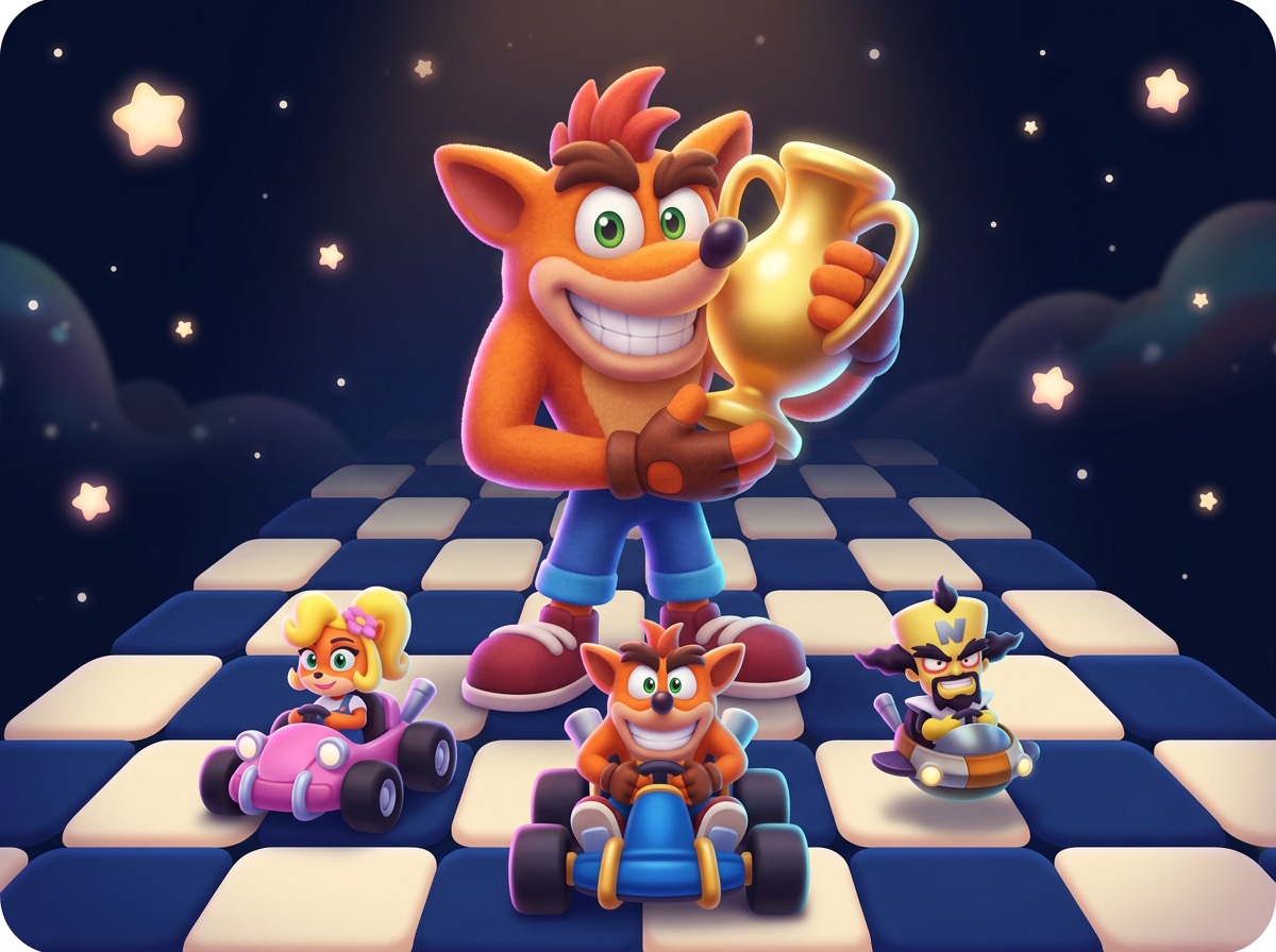 Crash Team Racing — AI redraw