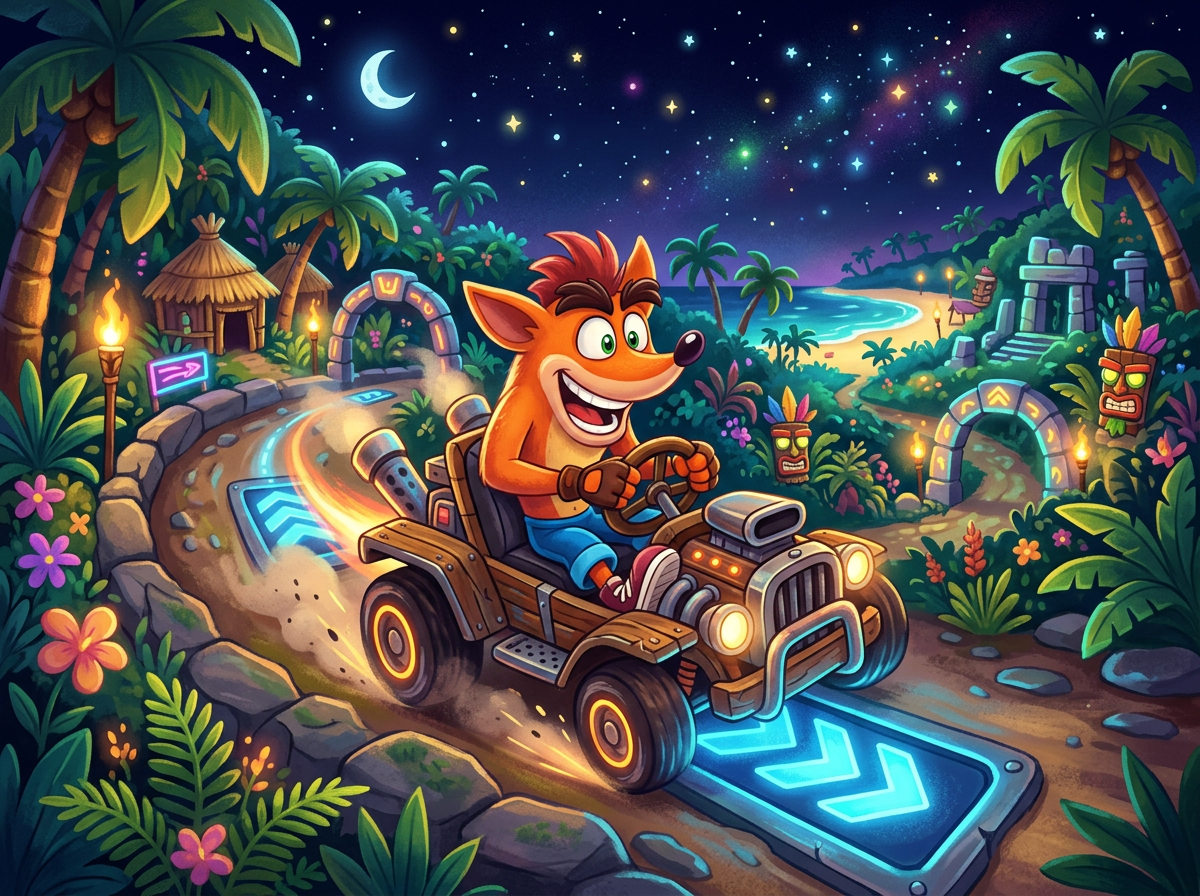 Crash Team Racing — AI scene
