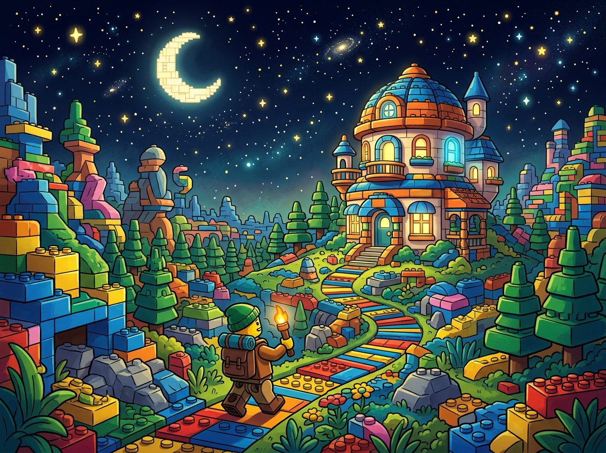 LEGO Worlds — AI scene