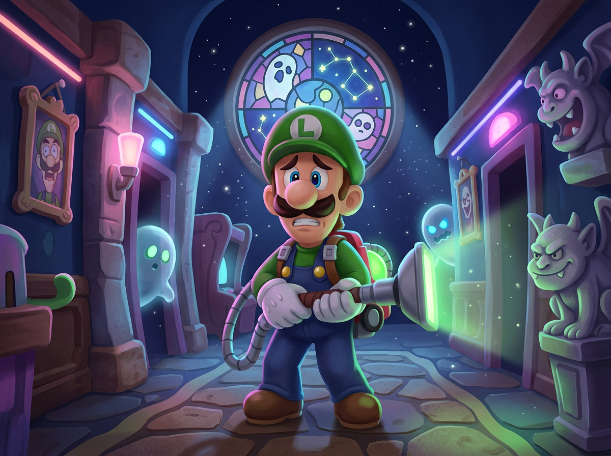 Luigi's Mansion 3 — AI scene
