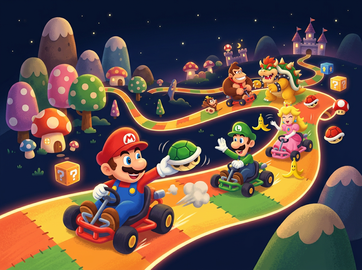 Super Mario Kart — AI scene
