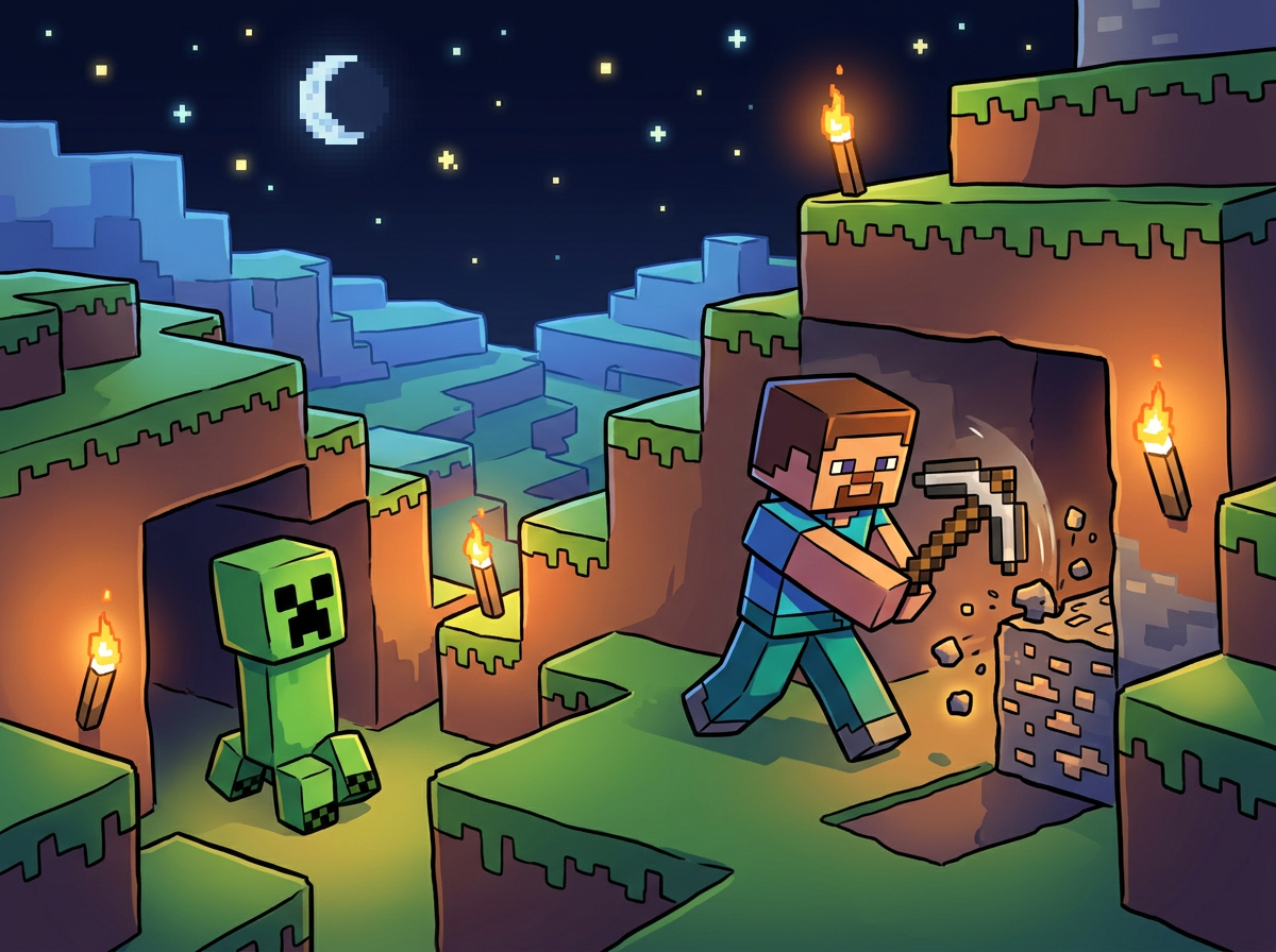 Minecraft — AI scene