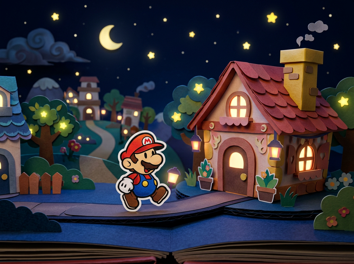 Paper Mario — AI scene