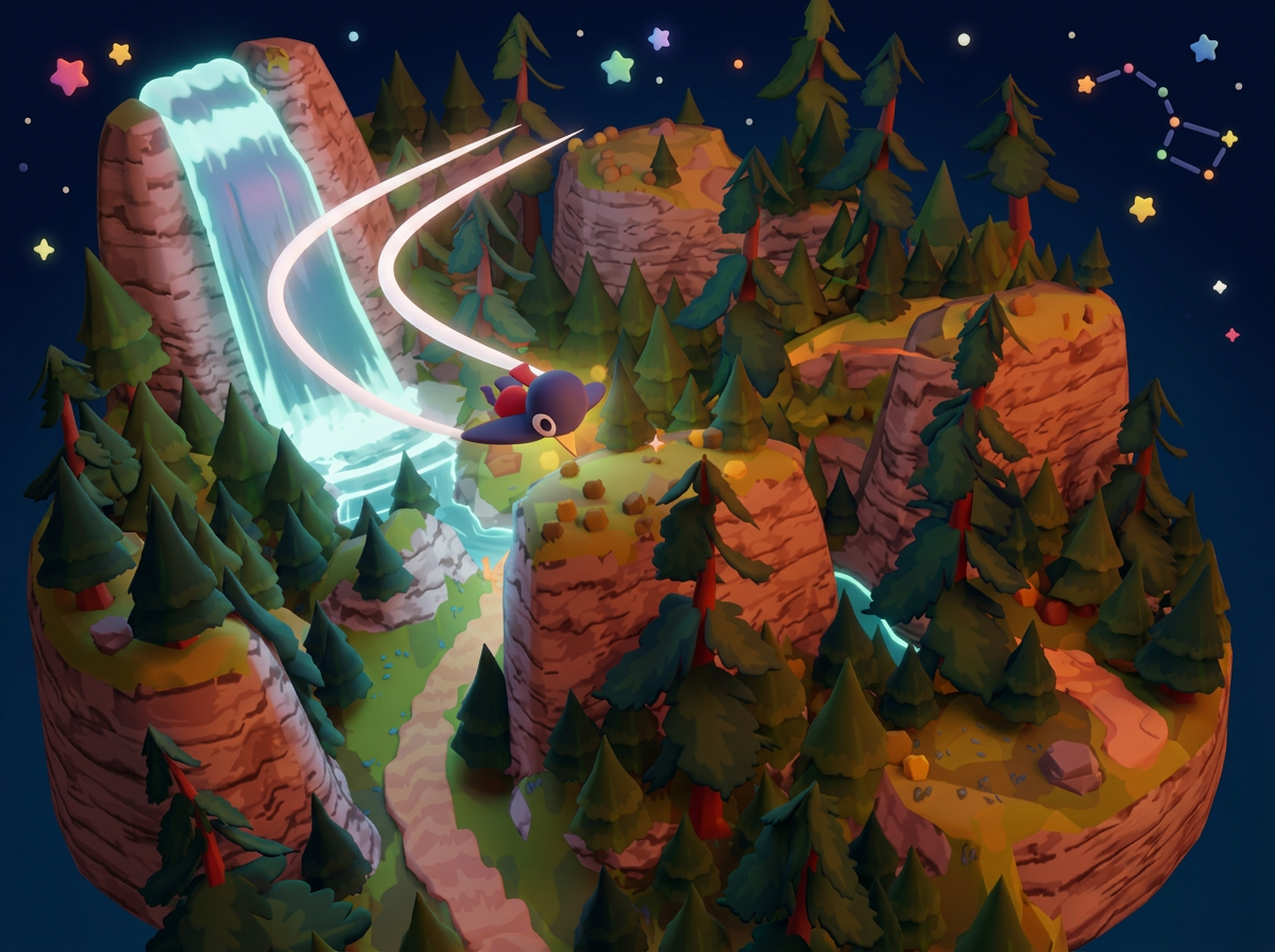 A Short Hike — AI redraw
