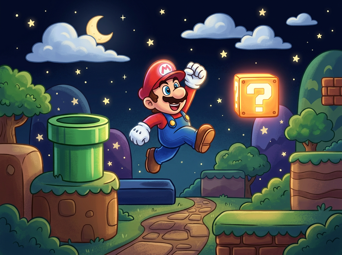 Super Mario Bros. — AI scene