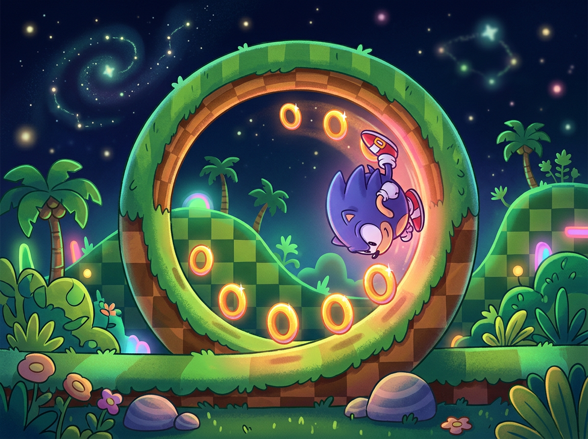 Sonic the Hedgehog — AI scene