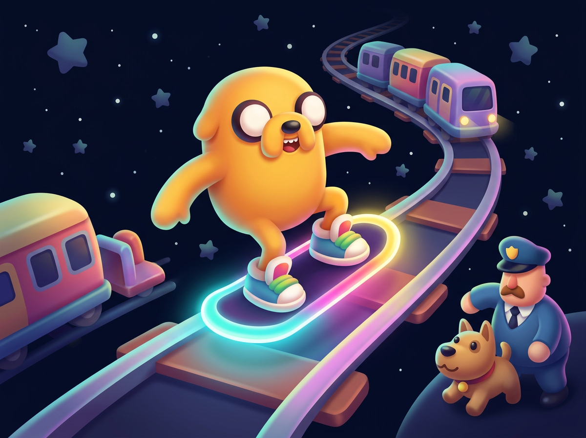 Subway Surfers — AI redraw