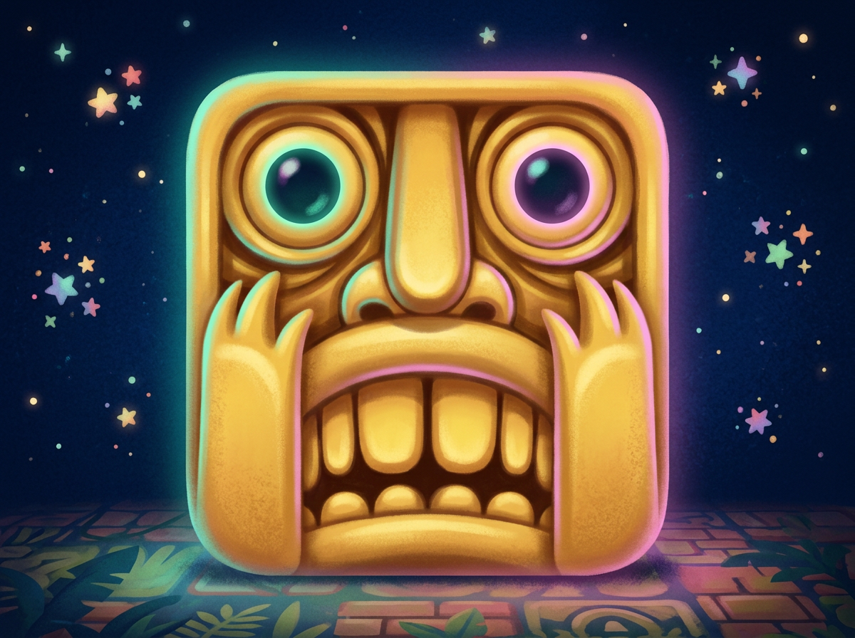 Temple Run — AI redraw