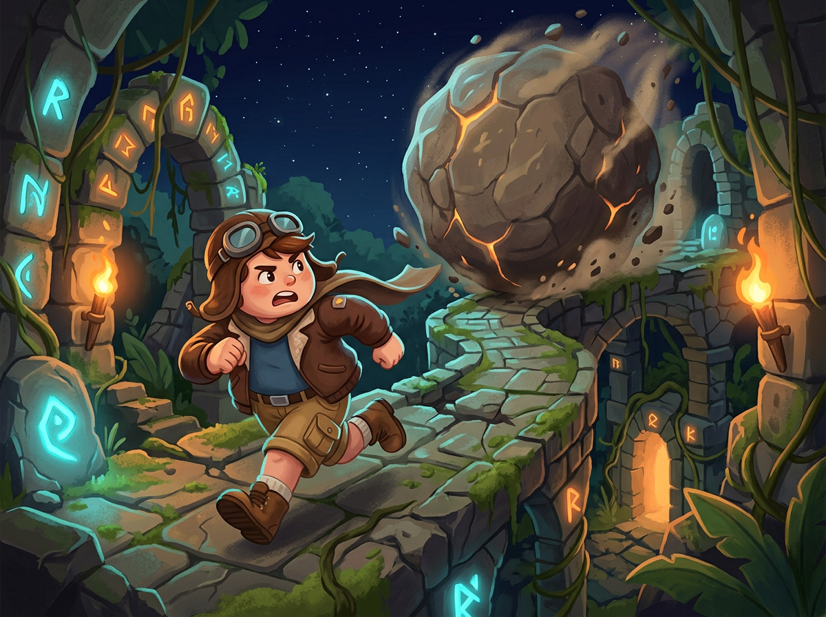 Temple Run — AI scene