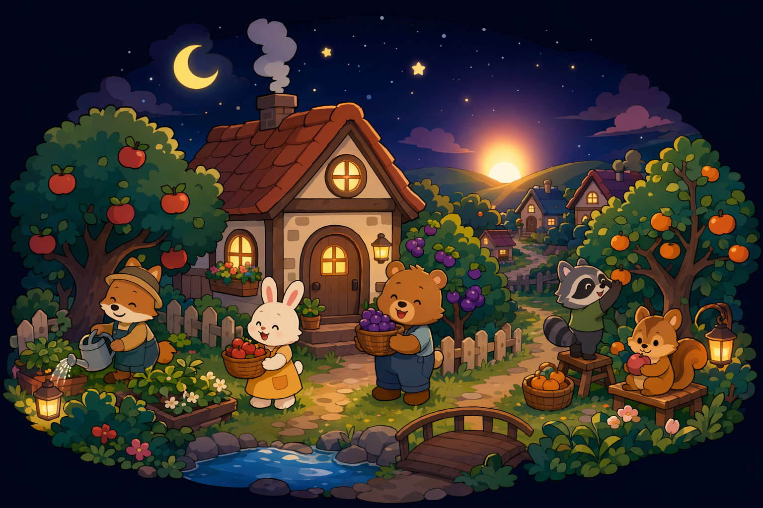 Animal Crossing β AI scene