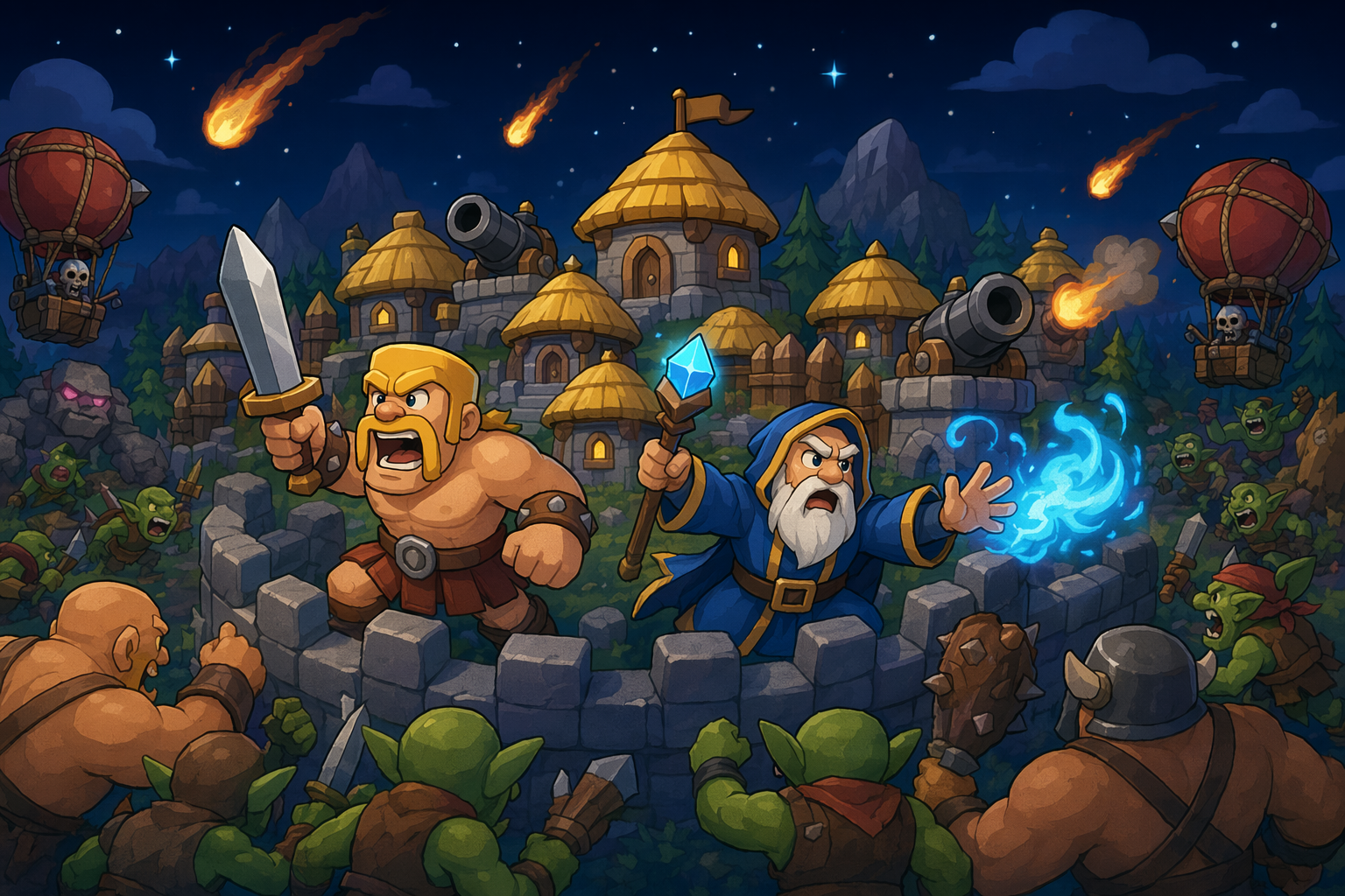 Clash of Clans β AI scene