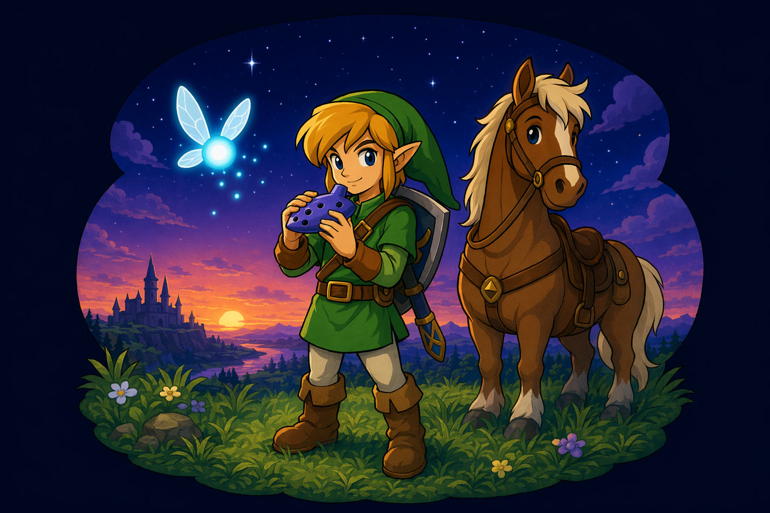 Zelda: Ocarina of Time β AI scene