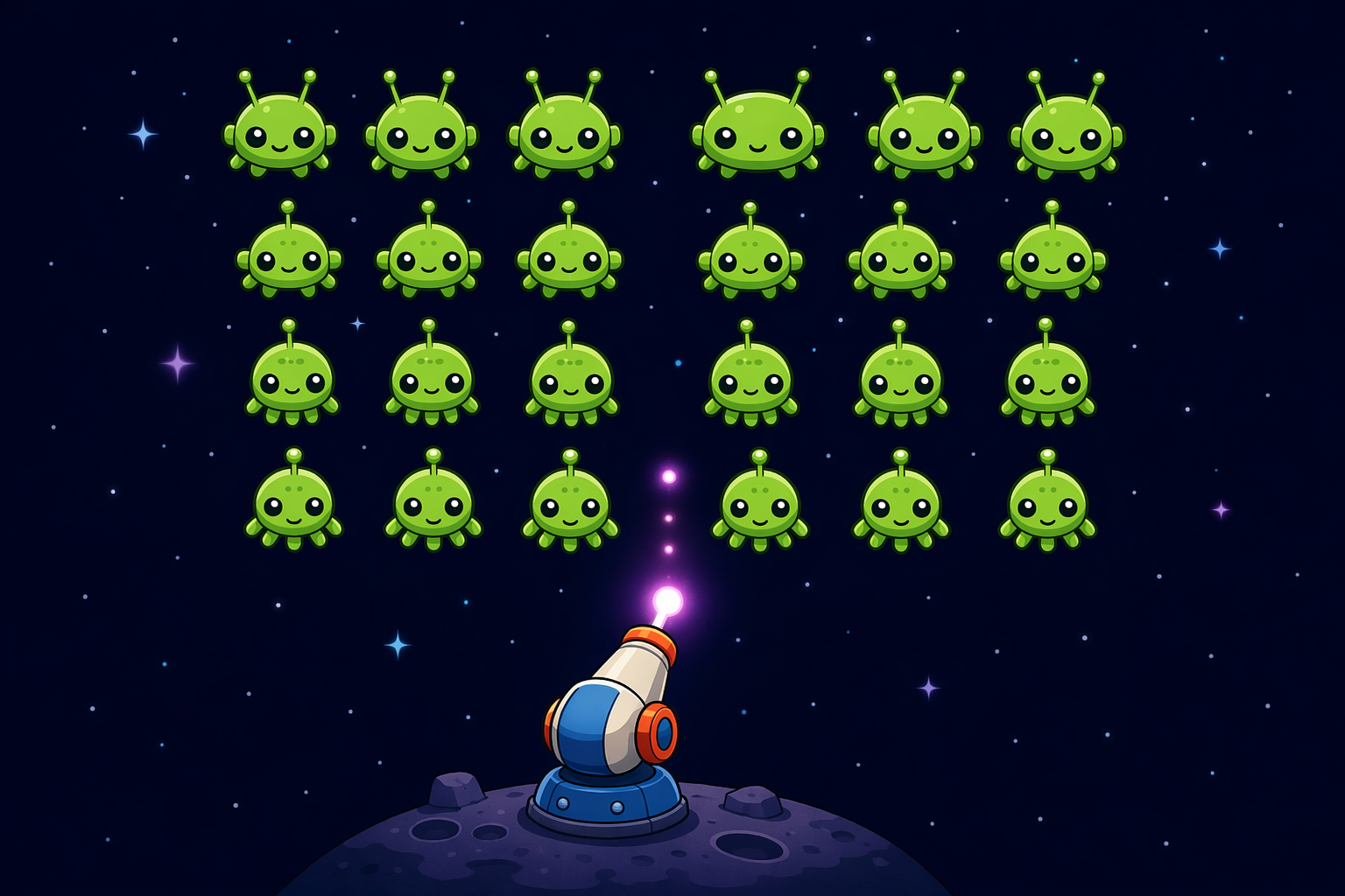 Space Invaders β AI scene