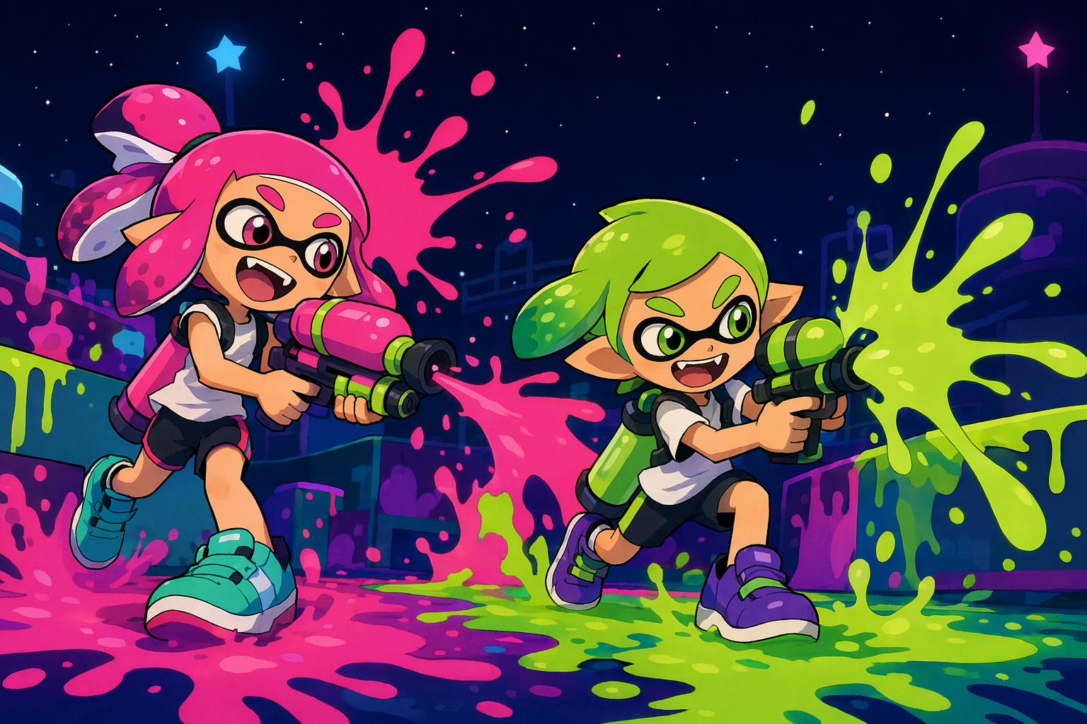 Splatoon β AI scene